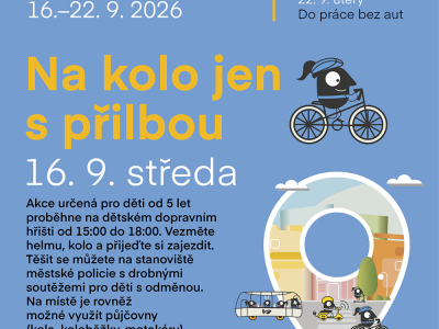 ETM Na kole s přilbou