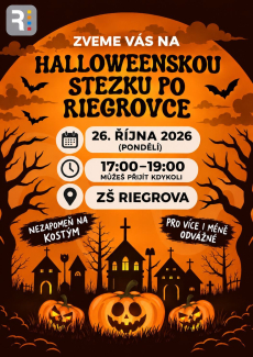 Halloweenská stezka po Riegrovce